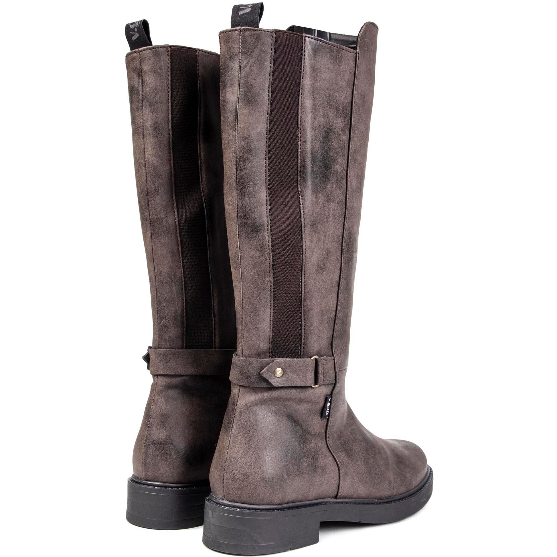 Leaf Knee High Boots - Vegan America