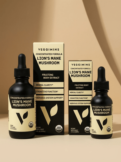 Organic Lion's Mane Mushroom, 2oz - Vegan America