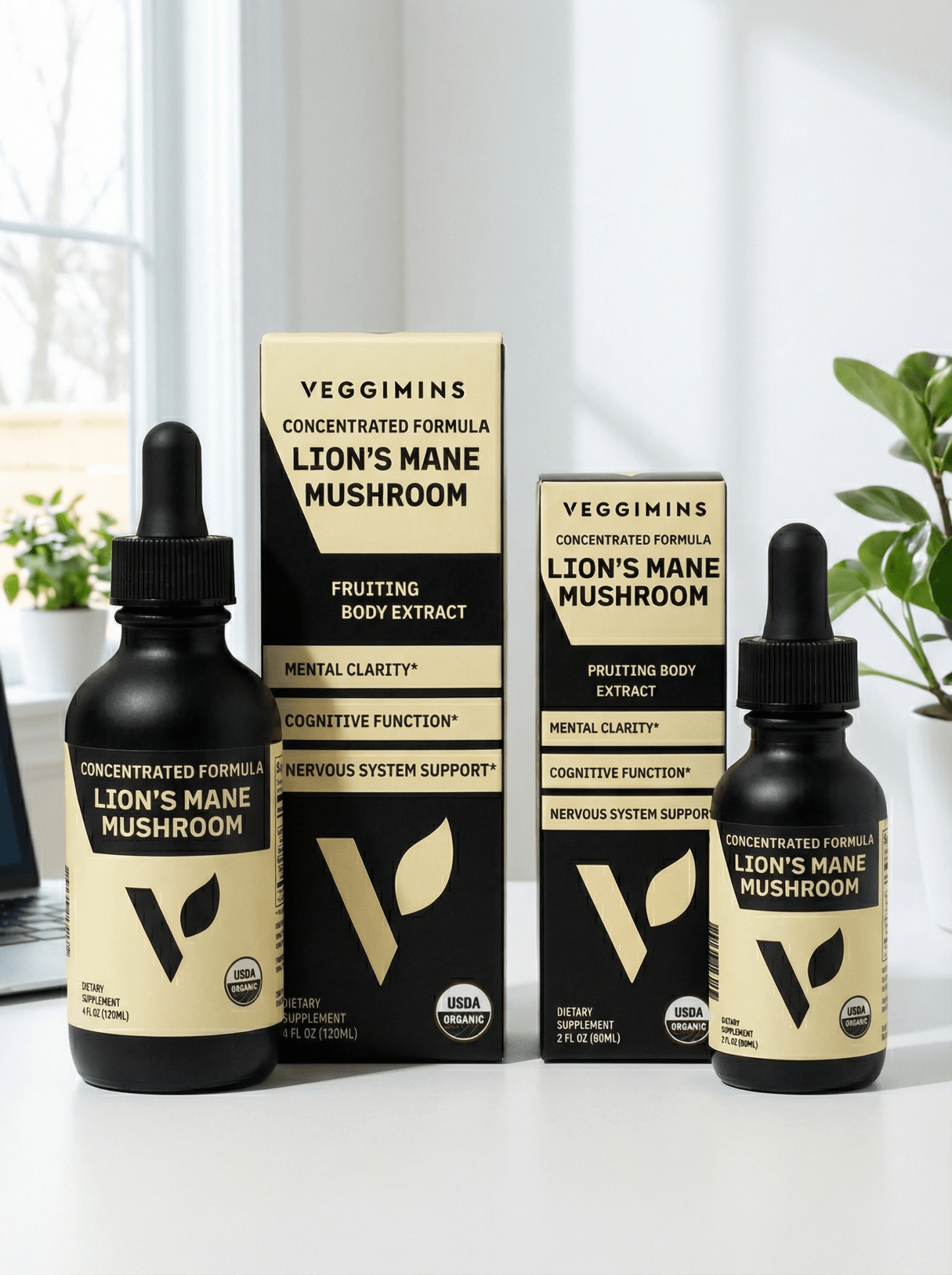 Organic Lion's Mane Mushroom, 2oz - Vegan America
