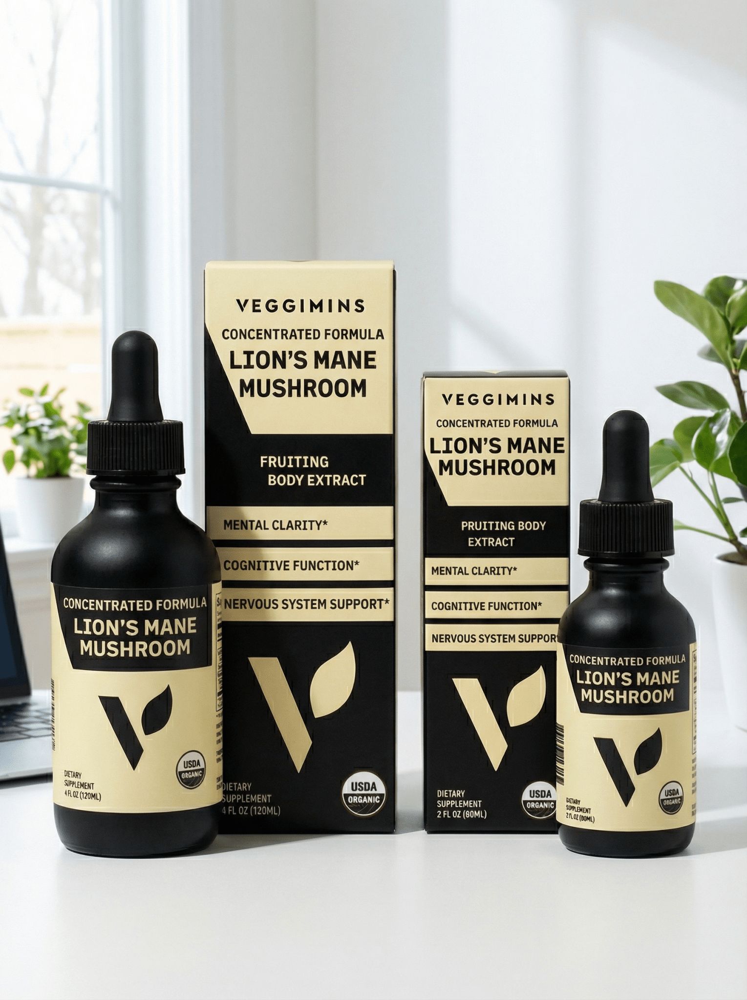 Organic Lion's Mane Mushroom, 2oz - Vegan America