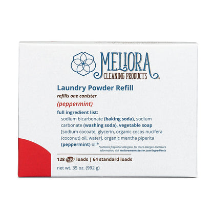 Laundry Powder Detergent - 128 HE (64 Standard) Loads - Refill