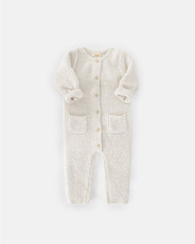 Long Sleeve Jumpsuit - Fuzzy