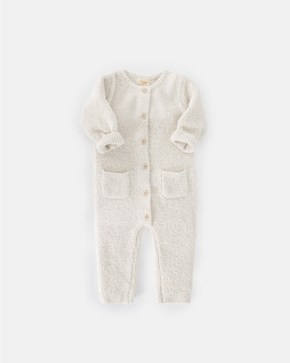 Long Sleeve Jumpsuit - Fuzzy