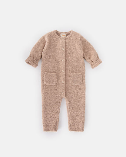 Long Sleeve Jumpsuit - Fuzzy