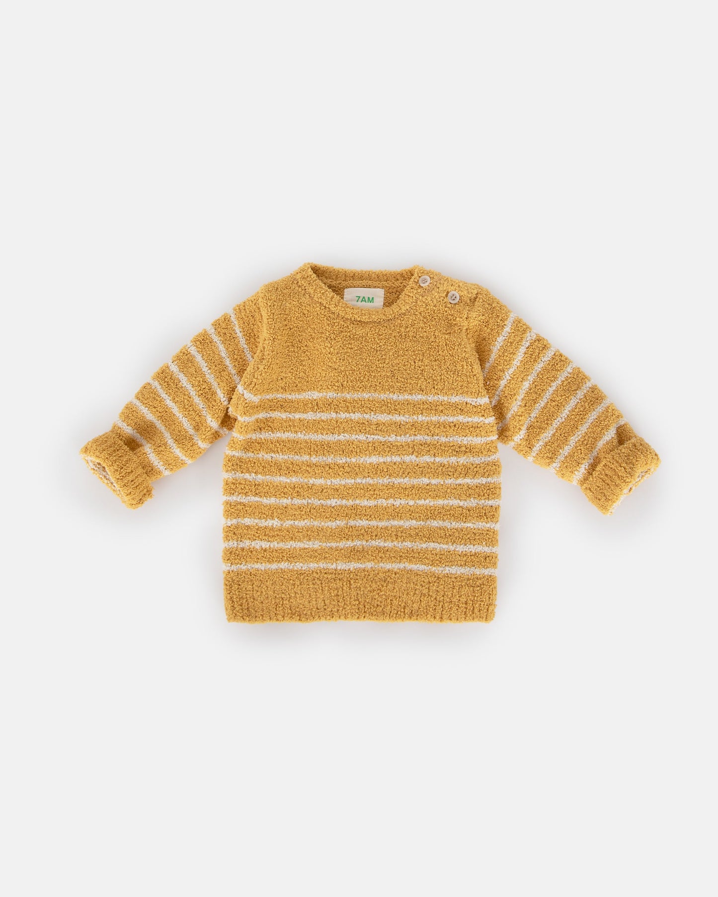 Long Sleeve Top Striped - Fuzzy