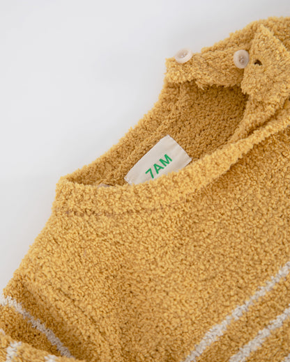 Long Sleeve Top Striped - Fuzzy