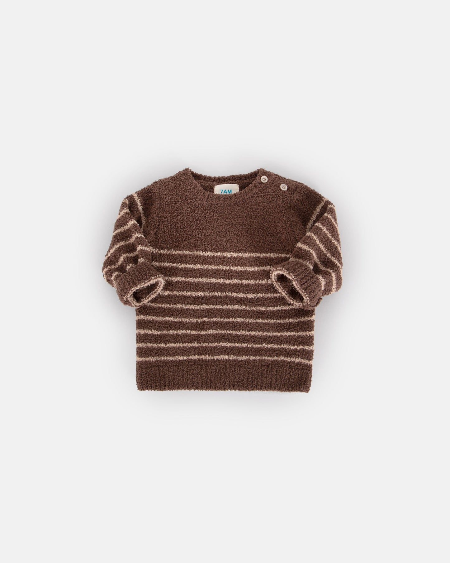 Long Sleeve Top Striped - Fuzzy