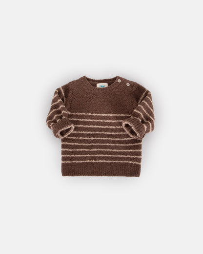 Long Sleeve Top Striped - Fuzzy