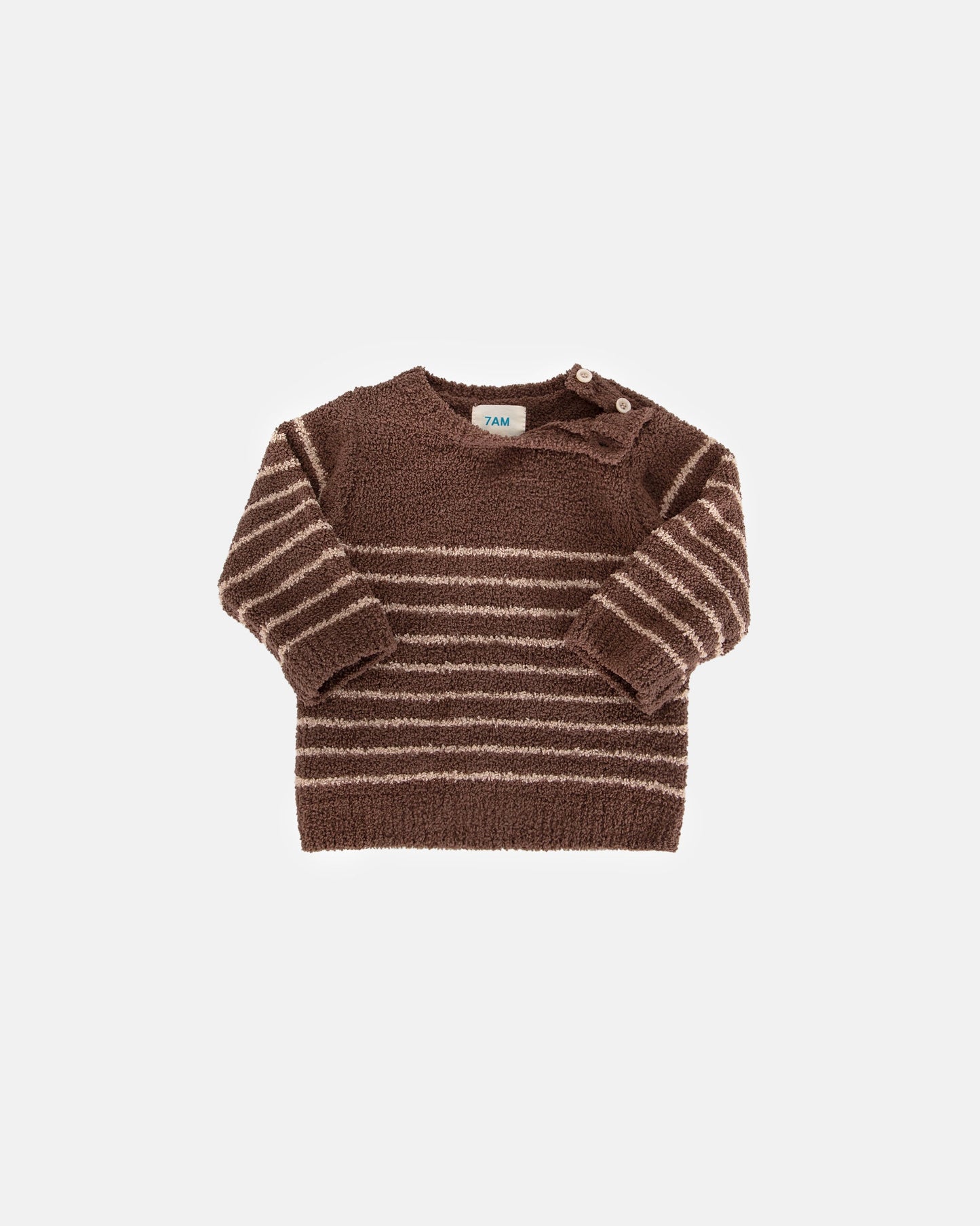 Long Sleeve Top Striped - Fuzzy