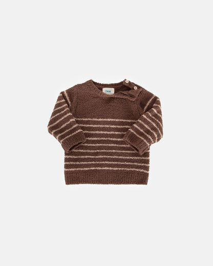 Long Sleeve Top Striped - Fuzzy