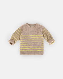 Long Sleeve Top Striped - Fuzzy