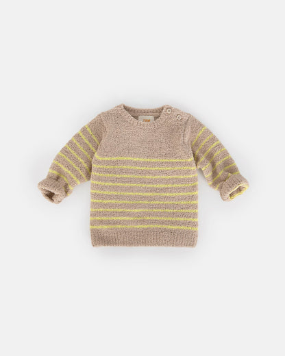 Long Sleeve Top Striped - Fuzzy