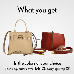 Lavāda Interchangeable 4 - in - 1 Bag Bundle (Tan Base) - Vegan America