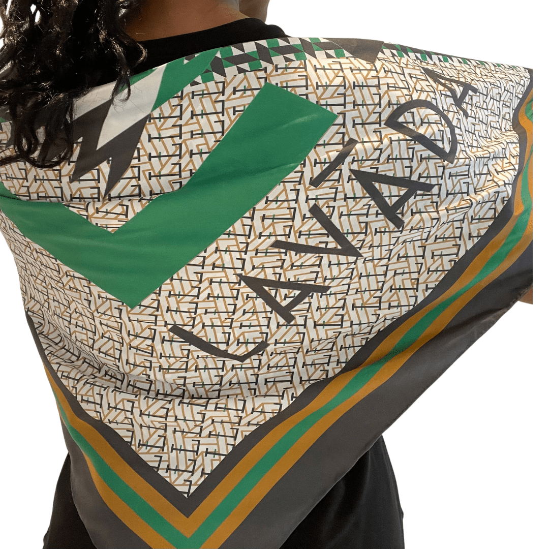 Lavāda 100% Silk Scarf (Square 35" x 35") - Vegan America