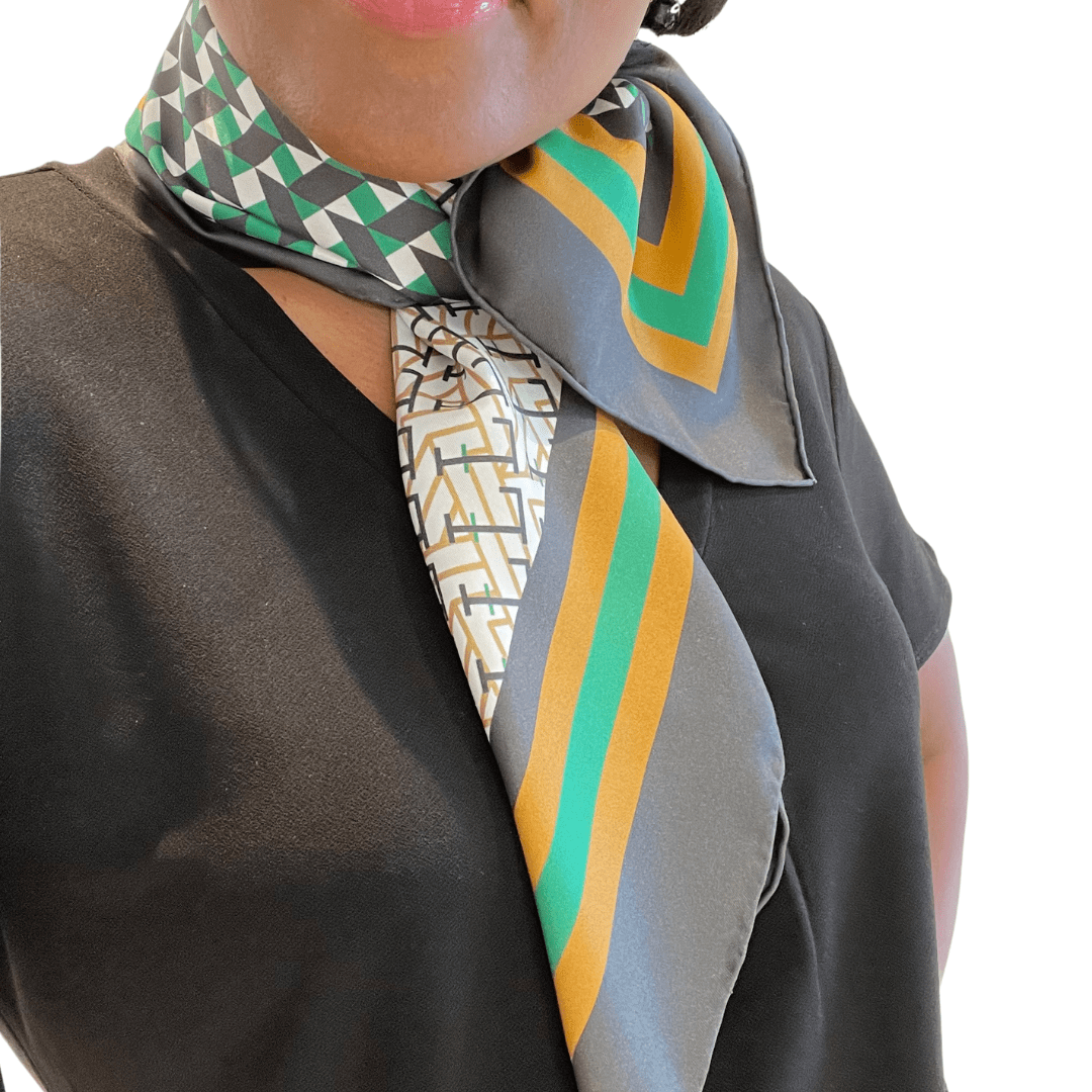 Lavāda 100% Silk Scarf (Square 35" x 35") - Vegan America
