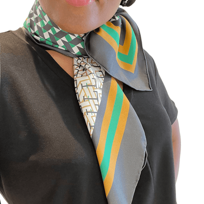 Lavāda 100% Silk Scarf (Square 35" x 35") - Vegan America