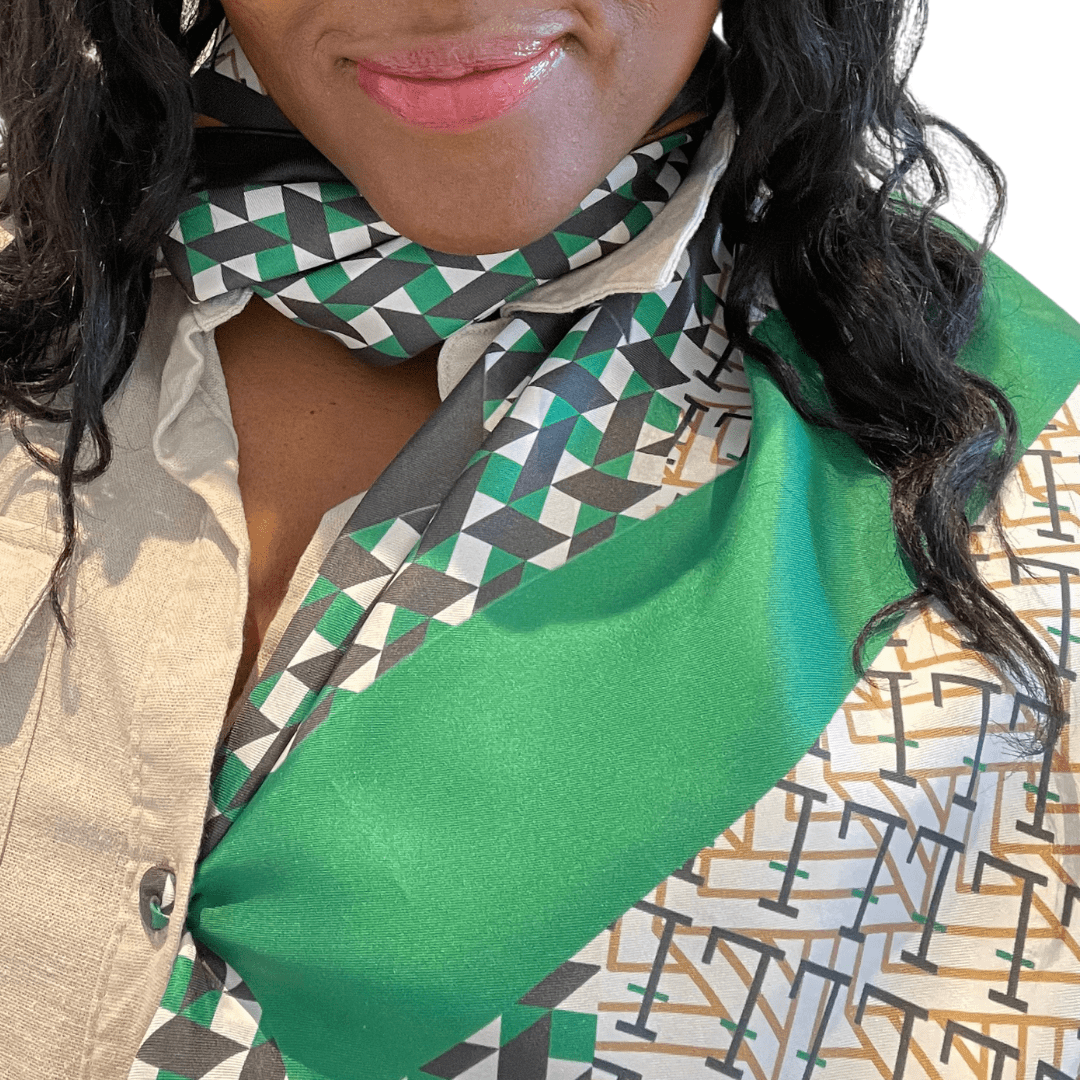 Lavāda 100% Silk Scarf (Square 35" x 35") - Vegan America