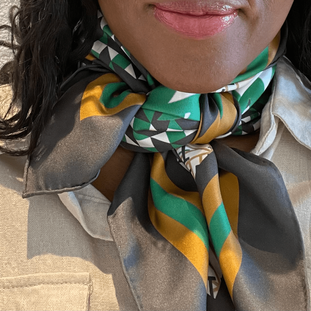 Lavāda 100% Silk Scarf (Square 35" x 35") - Vegan America