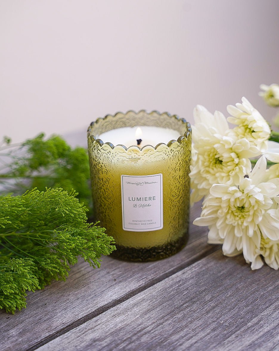 Le Matcha Natural Candle 8oz Kaia Collection - Vegan America
