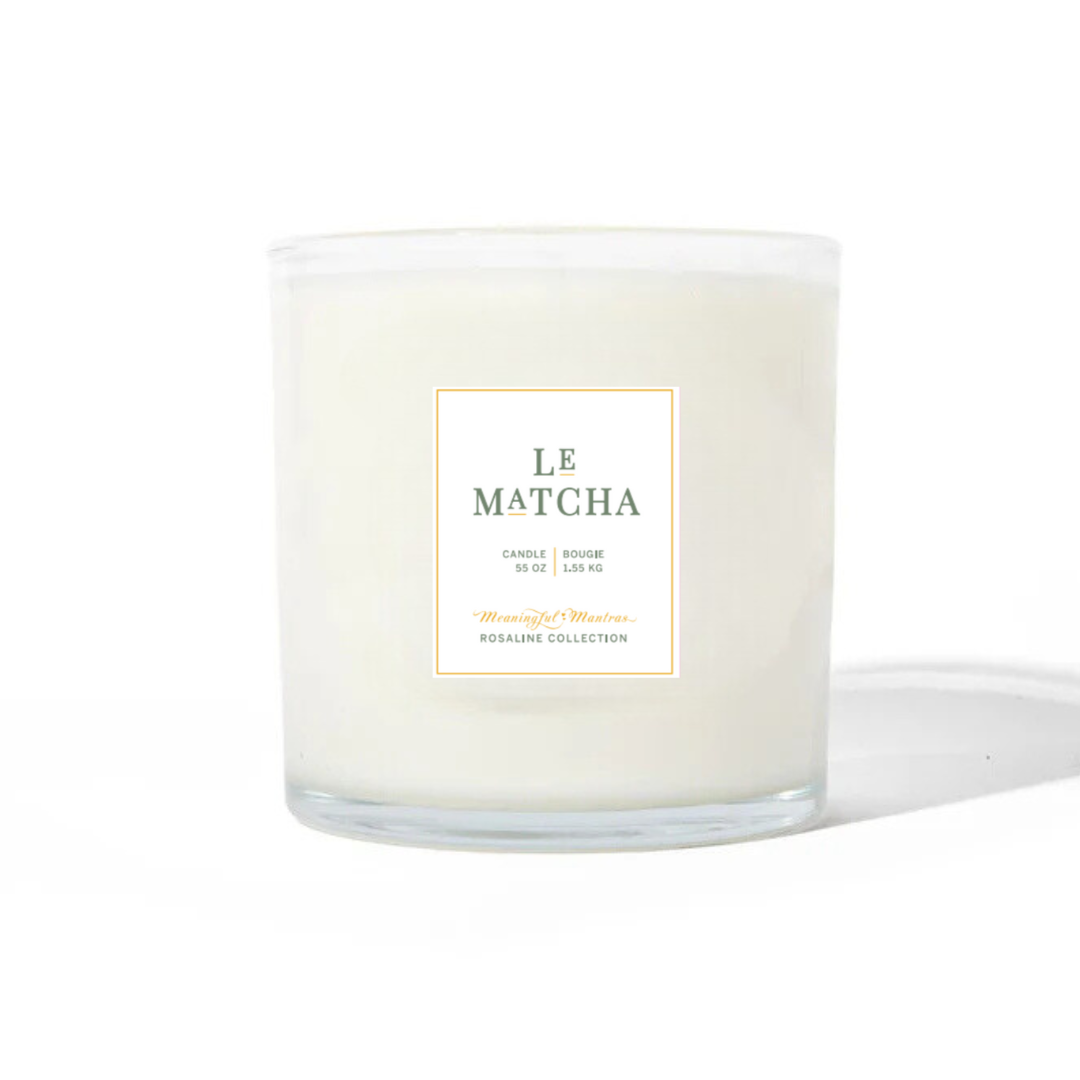 Le Matcha Natural Candle 55oz Rosaline Collection
