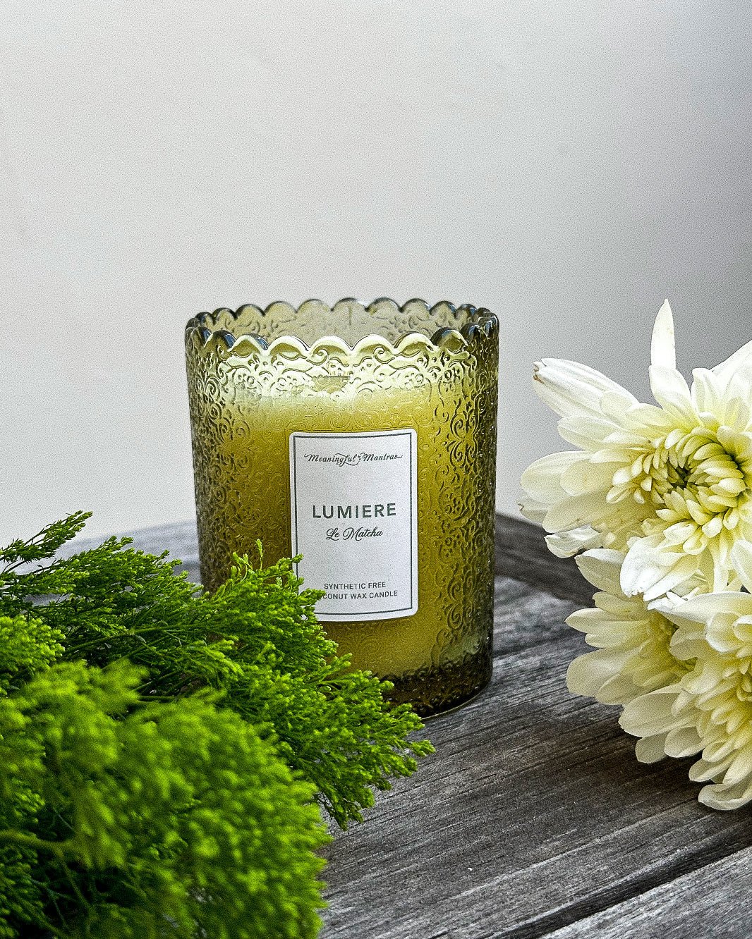 Le Matcha Natural Candle 8oz Kaia Collection - Vegan America