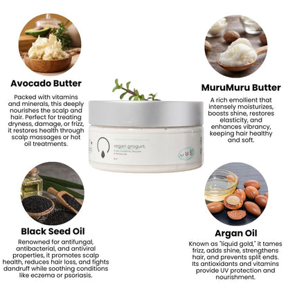 Vegan GroGurt with Chebe and Black Seed Oil