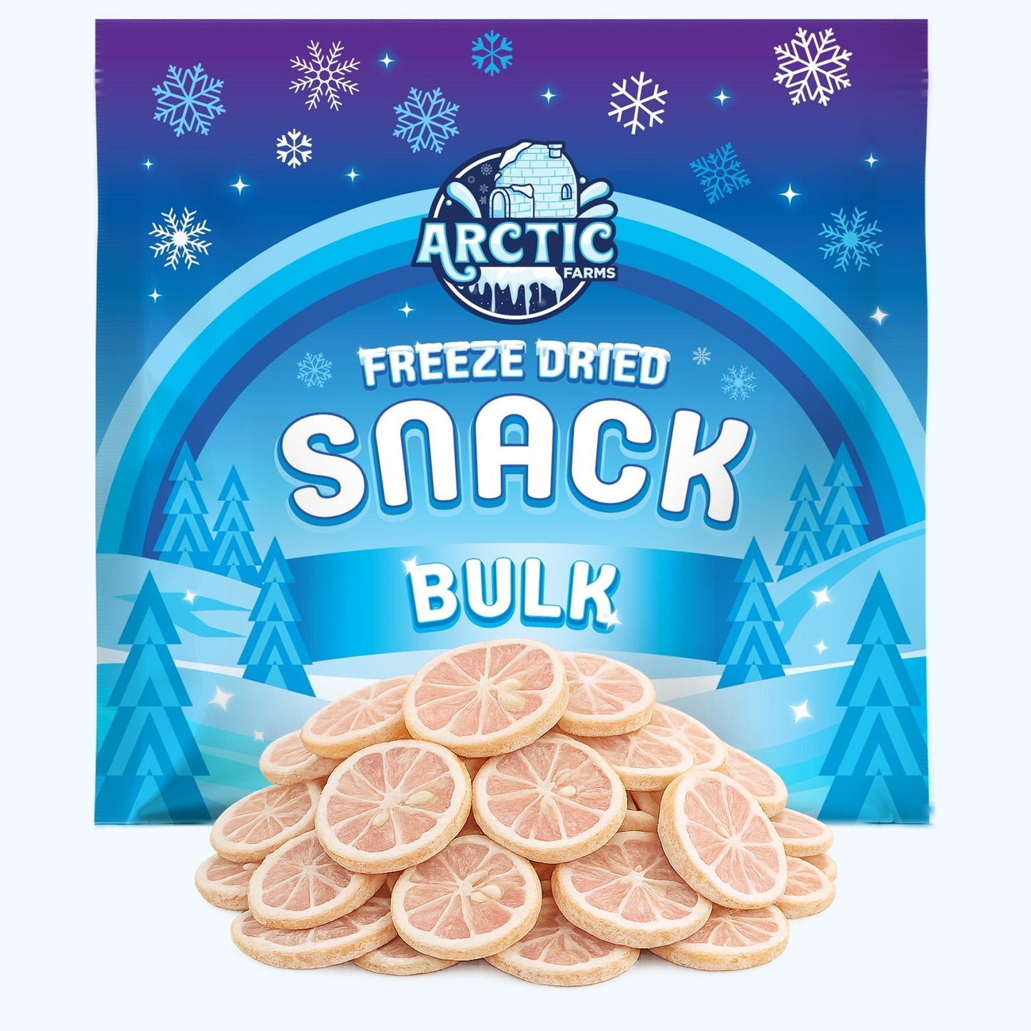 Freeze Dried Pink Lemon Slices - Vegan America