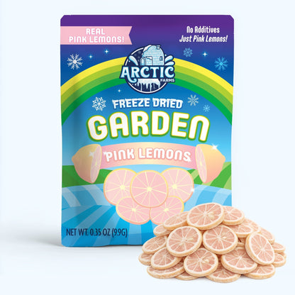 Freeze Dried Pink Lemon Slices - Vegan America