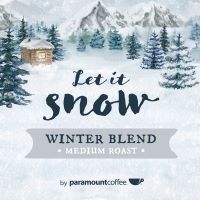 Let It Snow Winter Blend 12oz Medium Roast Ground Coffee