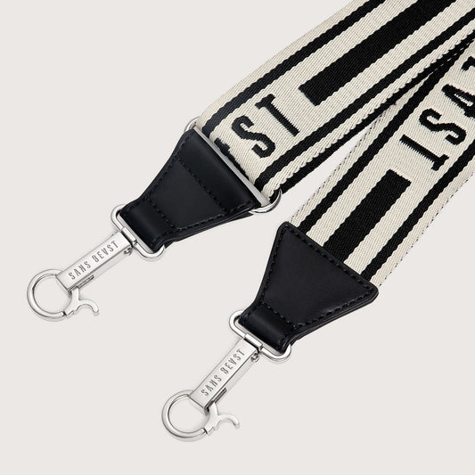 Corridor Bag Strap - Licorice + Silver