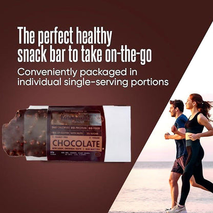 Dark Raw Chocolate Vegan Protein Bars