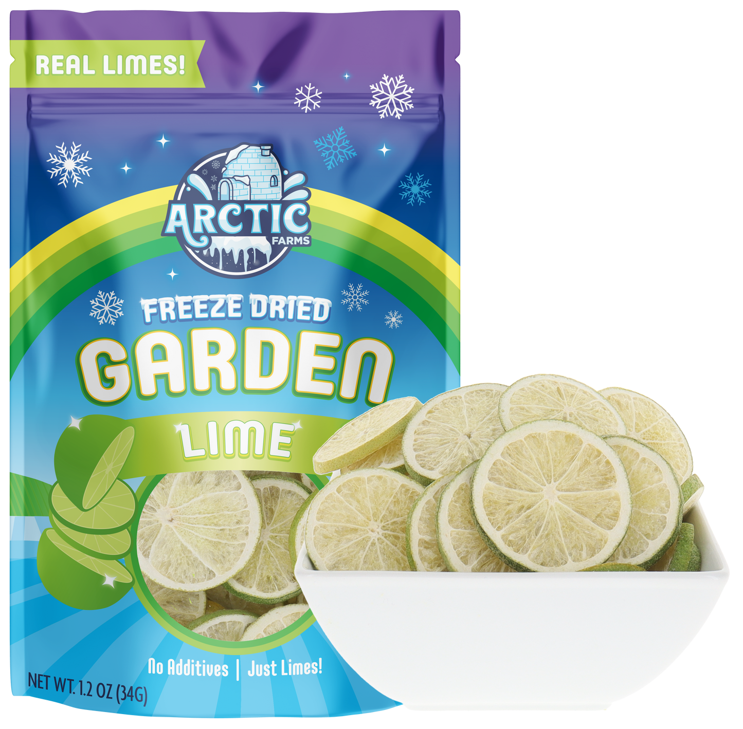 Freeze Dried Lime Slices