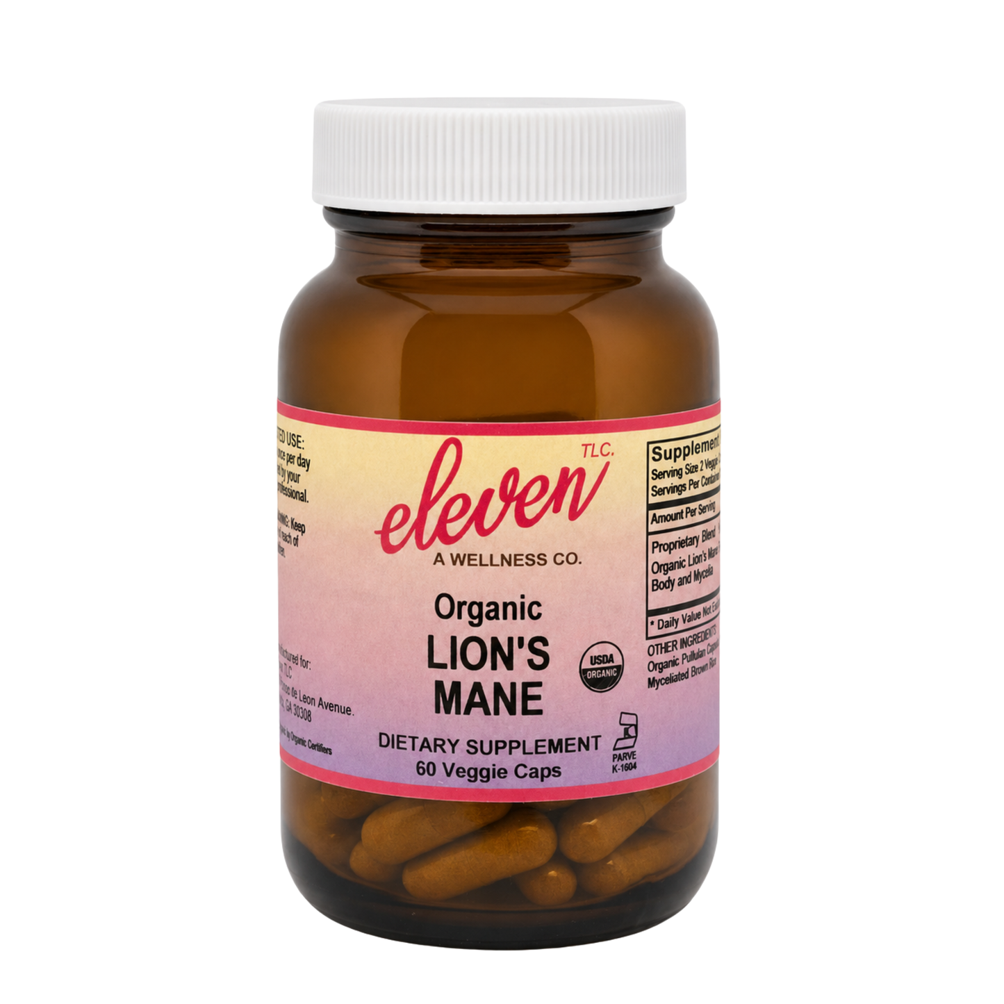 Lion's Mane Mushroom Capsules | Focus & Clarity | 60 Capsules
