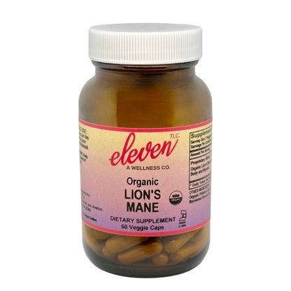 Lion's Mane Organic Mushroom Capsules | 60 Capsules - Vegan America