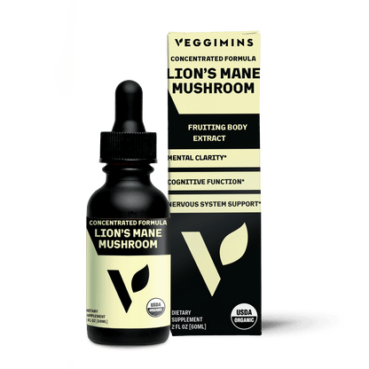 Organic Lion's Mane Mushroom, 2oz - Vegan America