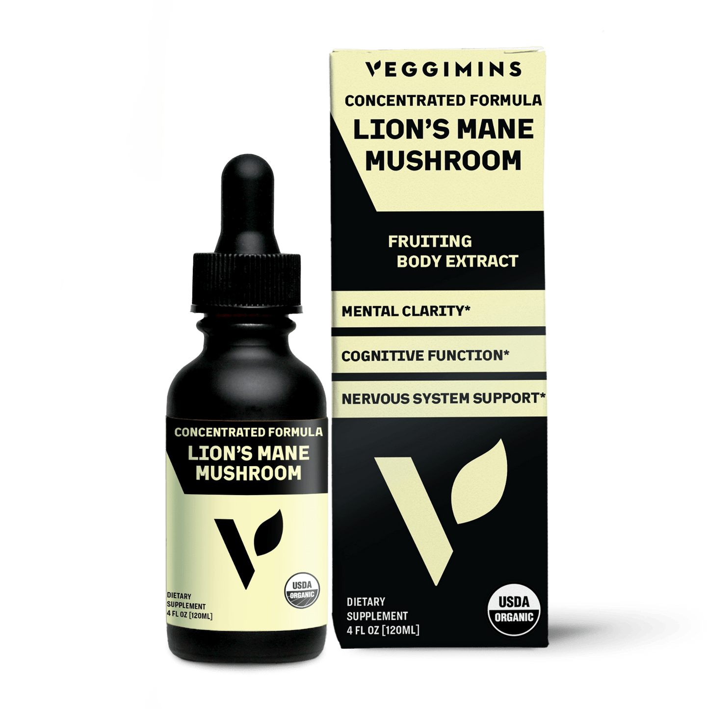 Veggimins Organic Lion's Mane Mushroom, 4oz - Vegan America