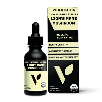 Veggimins Organic Lion's Mane Mushroom, 4oz - Vegan America
