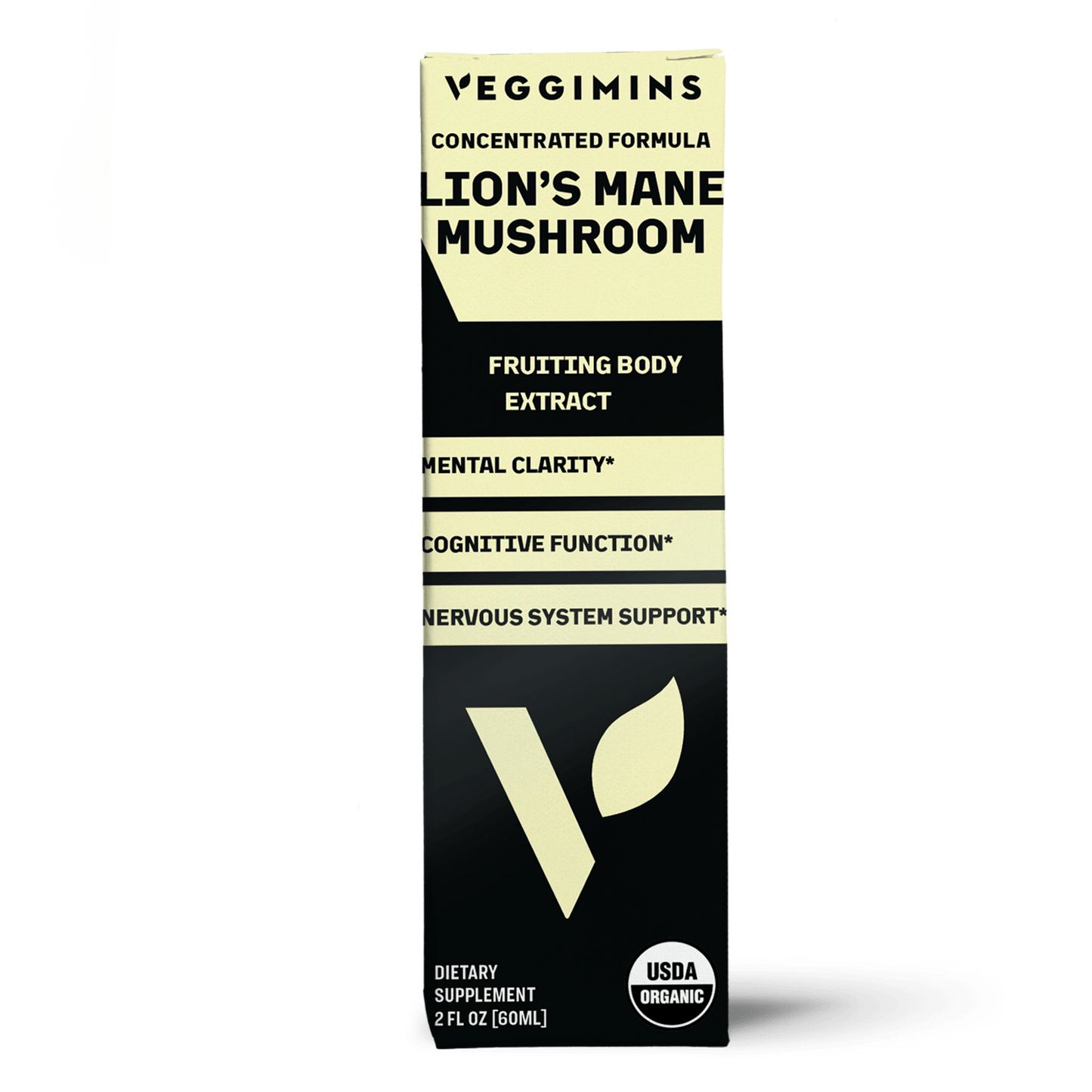Organic Lion's Mane Mushroom, 2oz - Vegan America