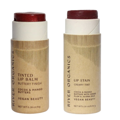 Set of 2 Lip Balms or Lip Stains