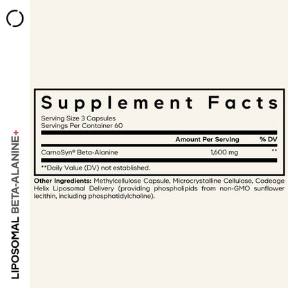 Liposomal Beta - Alanine+ - Vegan America