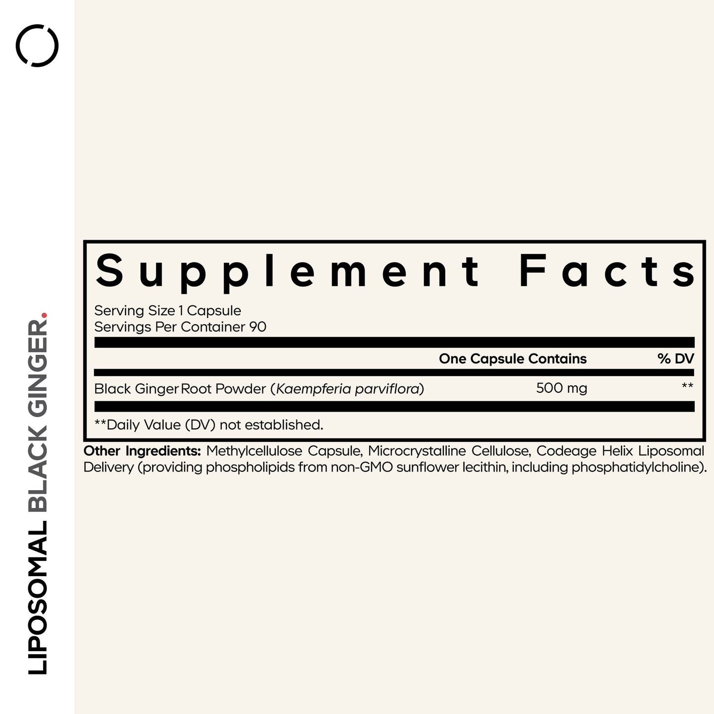 Liposomal Black Ginger