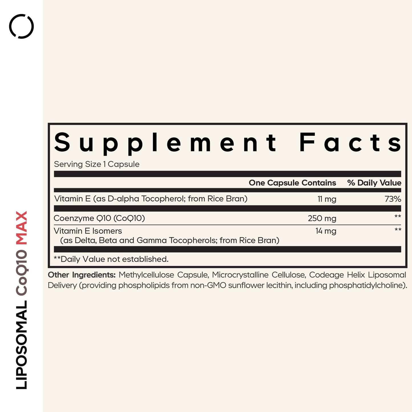 Liposomal CoQ10 Max Capsules