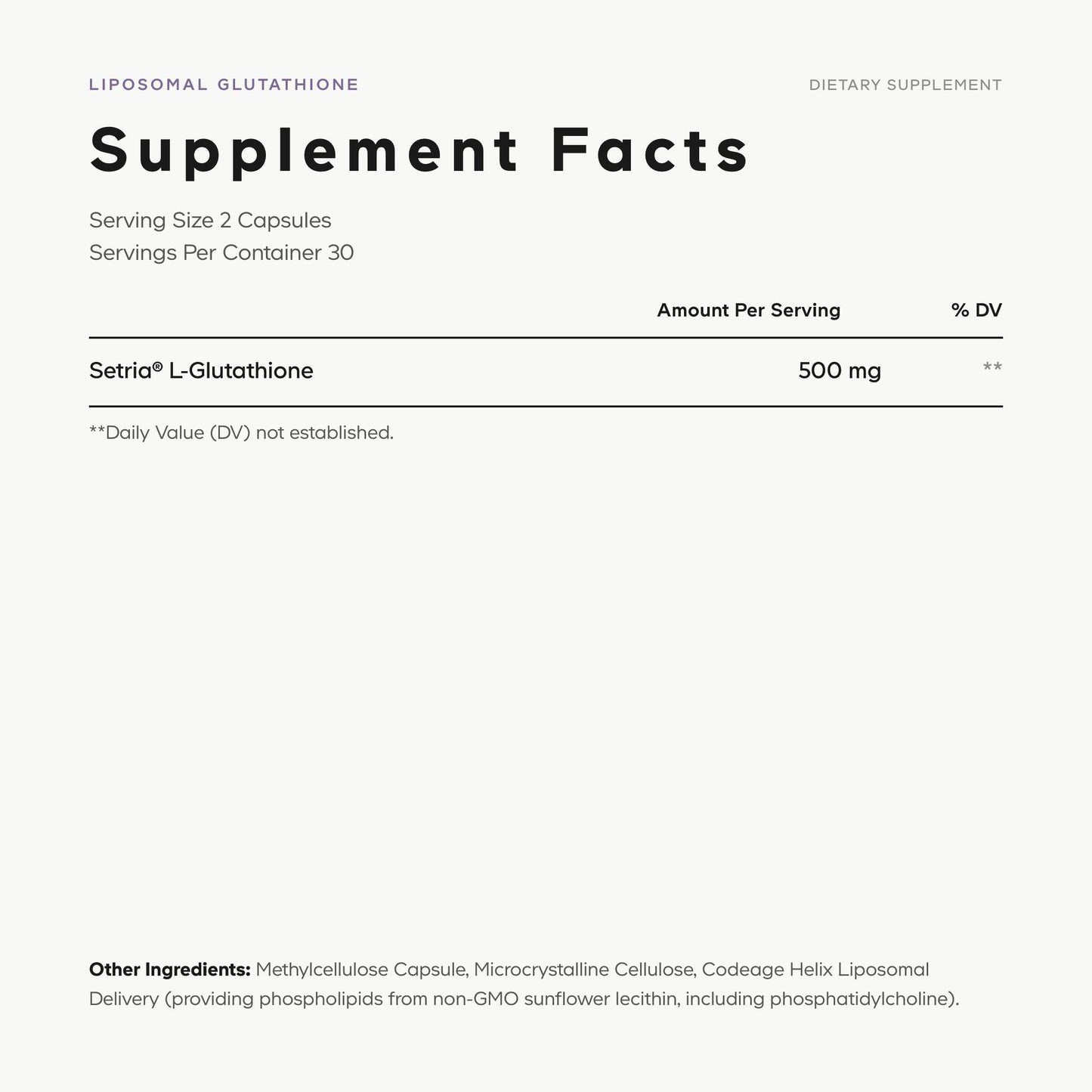 Liposomal Glutathione