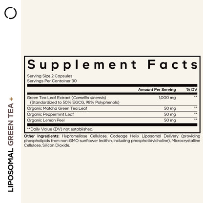 Liposomal Green Tea+ - Vegan America