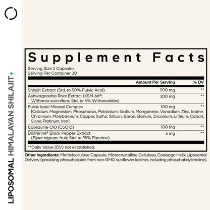 Liposomal Himalayan Shilajit+