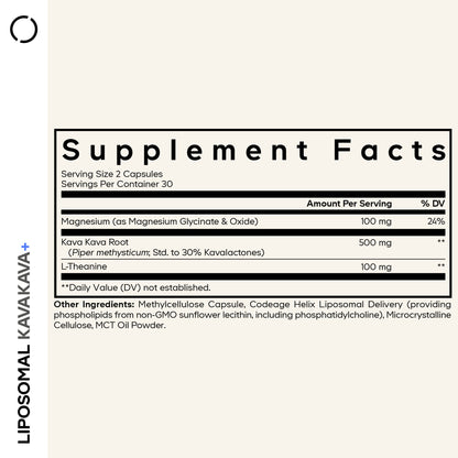 Liposomal Kava Kava+