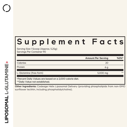 Liposomal L-Glutamine Powder