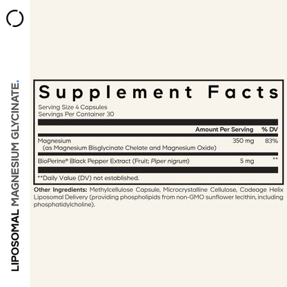 Liposomal Magnesium Glycinate Capsules