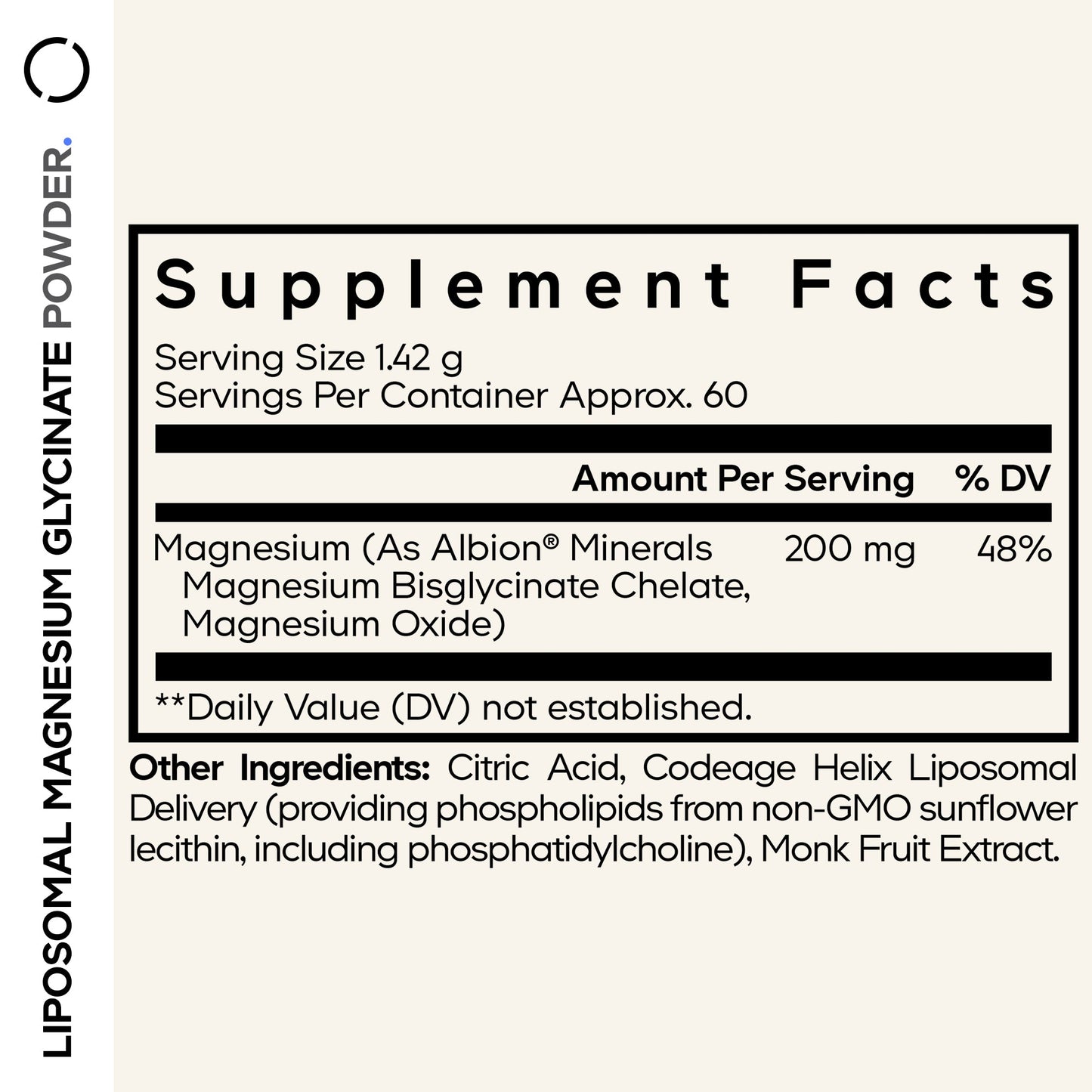 Liposomal Magnesium Glycinate Powder