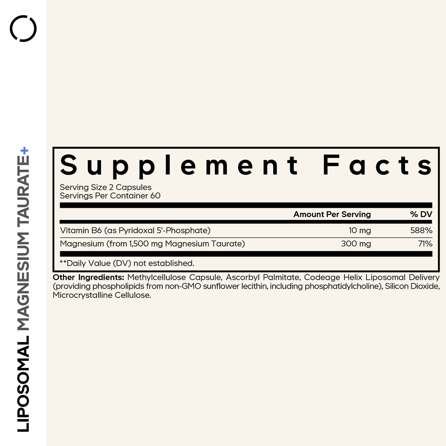 Liposomal Magnesium Taurate+
